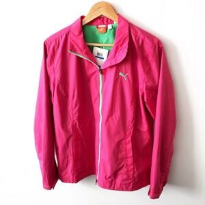 Puma Golf Wind Jacket Cabaret Heather Bright Pink NWT